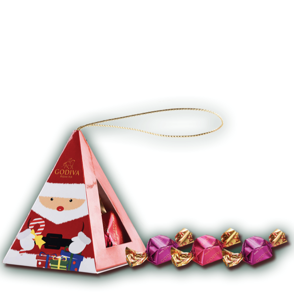聖誕G Cube松露造型巧克力吊飾禮盒3顆裝
